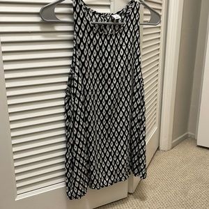 Old Navy blouse, Size M, black/white